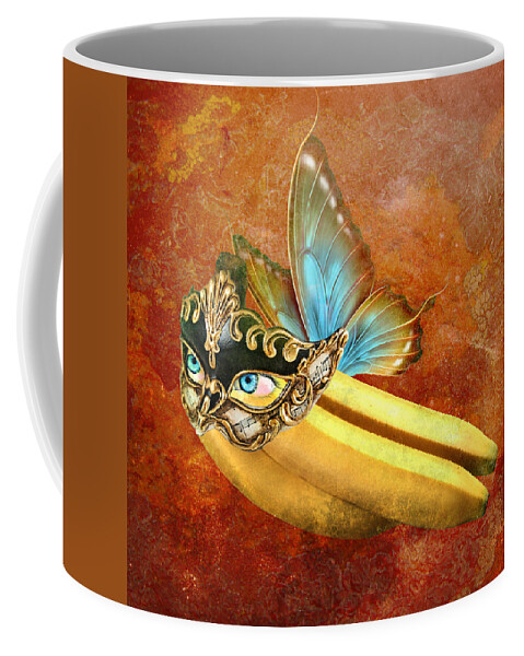 Surreal Coffee Mug featuring the painting Evolve 2 by Ally White