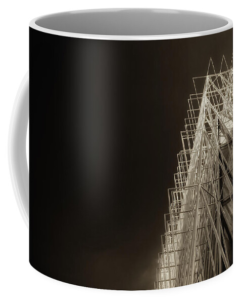 Color Efex Pro Coffee Mug featuring the photograph Expo gate by Roberto Pagani