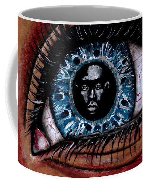 Eye Coffee Mug featuring the photograph Eye Contact by Artist RiA