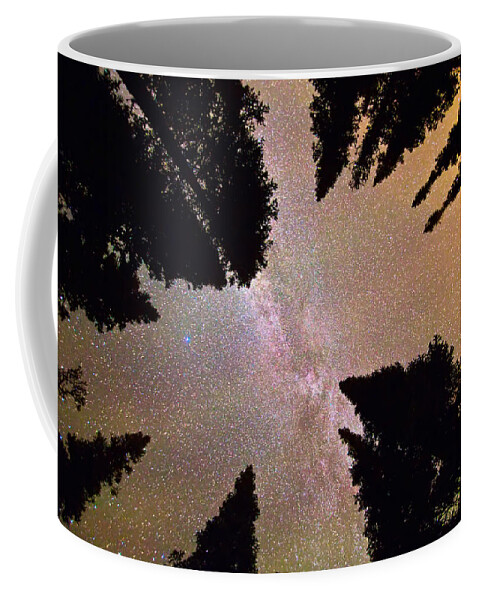 Milky Way Coffee Mug featuring the photograph Eye of The Forest by James BO Insogna