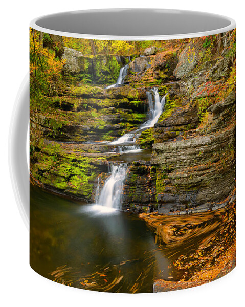 Childs Park Coffee Mug featuring the photograph Factory Falls by Mark Rogers