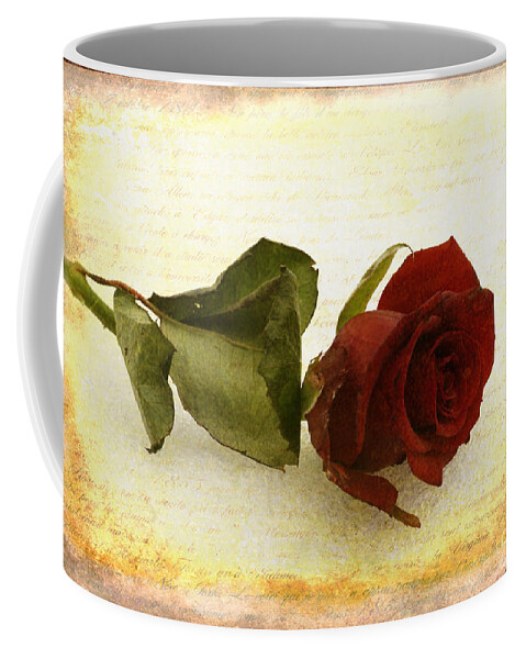 Rose Coffee Mug featuring the photograph Faded memories by David Birchall