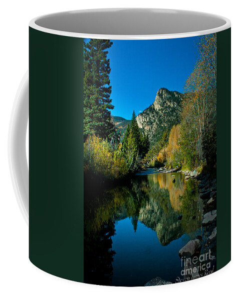 Nature Coffee Mug featuring the photograph Fall on the River by Steven Reed