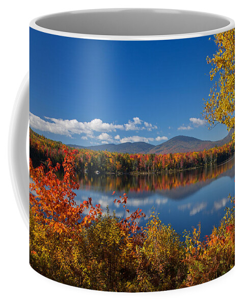 Jericho Coffee Mug featuring the photograph Fall Reflections at Jericho Lake by White Mountain Images