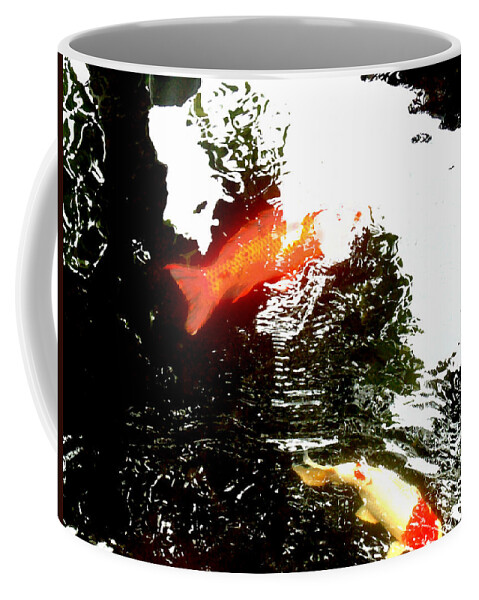 Koi Coffee Mug featuring the photograph Family members 6 by Marcello Cicchini