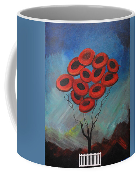 Family Tree Coffee Mug featuring the painting Family Tree by Mindy Huntress
