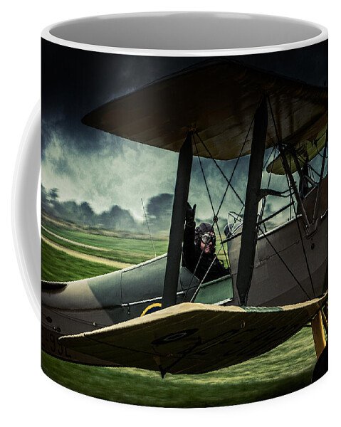 Pilot Coffee Mug featuring the photograph Famous Last Words by Chris Lord