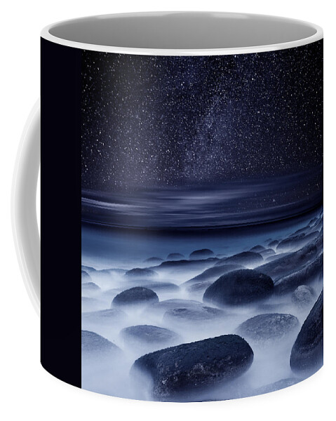 Night Coffee Mug featuring the photograph Far Far Away by Jorge Maia