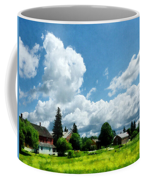 Rural Coffee Mug featuring the photograph Farm Vista by Susan Savad