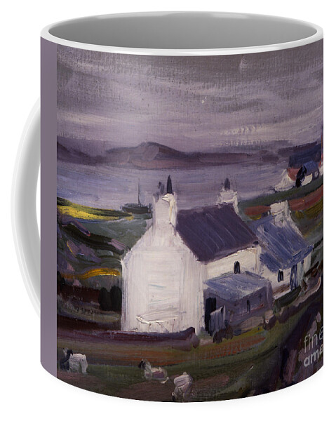 Cadell Coffee Mug featuring the painting Farmsteading by Francis Campbell Boileau Cadell