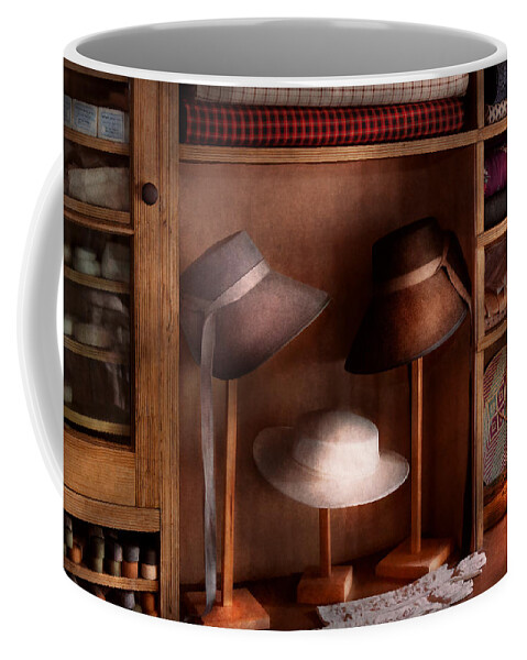 Hat Coffee Mug featuring the photograph Fashion - Hats on sale by Mike Savad