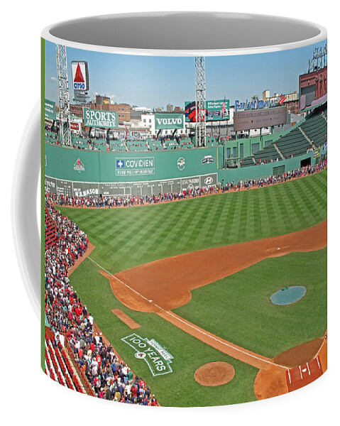 Fenway Park Coffee Mug featuring the photograph Fenway One Hundred Years by Barbara McDevitt