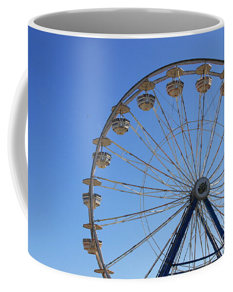 Ferris Coffee Mug featuring the photograph Ferris Wheel by Jayne Carney