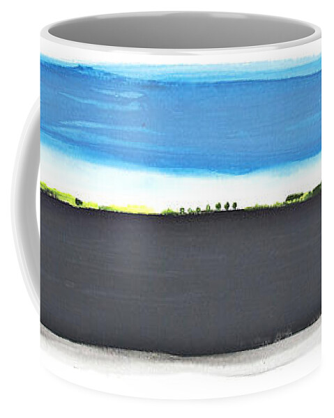 Landscape Coffee Mug featuring the painting Fertile Field by Bjorn Sjogren