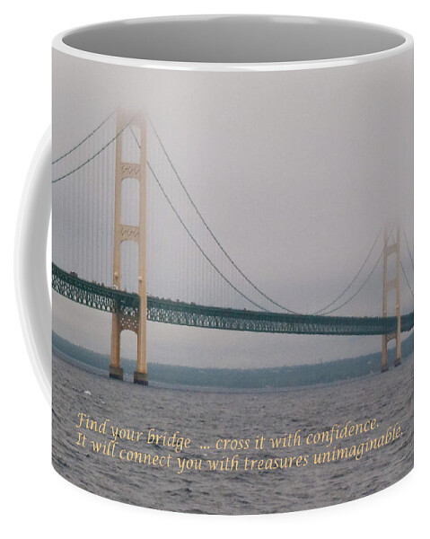 Bridges Coffee Mug featuring the photograph Find Your Bridge - Card by Guy Whiteley