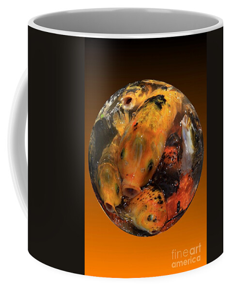 Koi Coffee Mug featuring the photograph Fish Bowl by Rick Rauzi