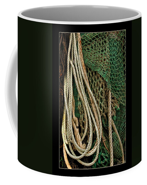 Ropes Coffee Mug featuring the photograph Fisherman's Tools by Peggy Dietz