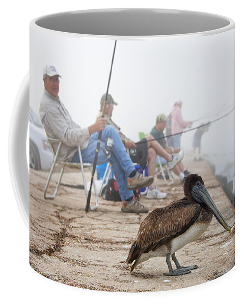 Bird Coffee Mug featuring the photograph Port Aransas Texas by Mary Lee Dereske