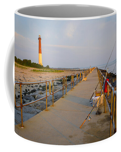 Fishing Coffee Mug featuring the photograph Fishin' Barney at Sun Rise by Mark Rogers