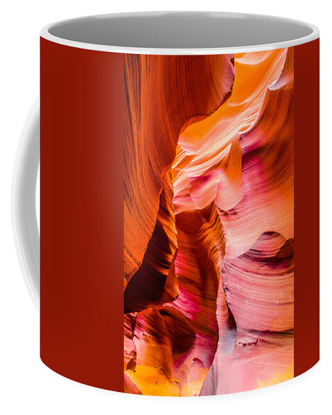 Antelope Canyon Coffee Mug featuring the photograph Flame Canyon 1 by Jason Chu