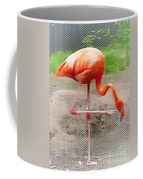 Flamingo Coffee Mug featuring the photograph Flamingo Four by Lilliana Mendez