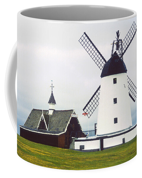 Lytham Coffee Mug featuring the photograph Windmill at Lytham by Gordon James
