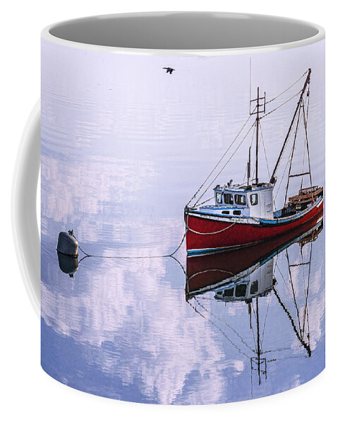 Floating On A Cloud Coffee Mug featuring the photograph Floating on a Cloud by Marty Saccone