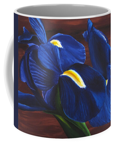 Flora Coffee Mug featuring the painting Flora Series-Number 9 by Jim Harper