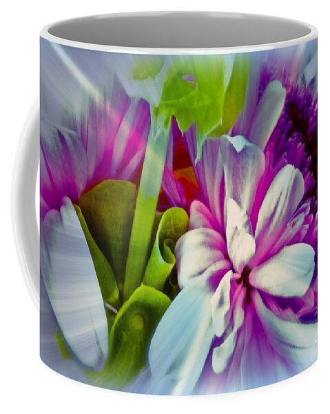 Flowers Coffee Mug featuring the photograph Floral Array by Linda Bianic