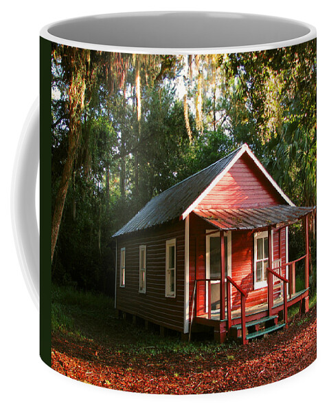 Florida Coffee Mug featuring the photograph Florida Cracker House by Peggy Urban