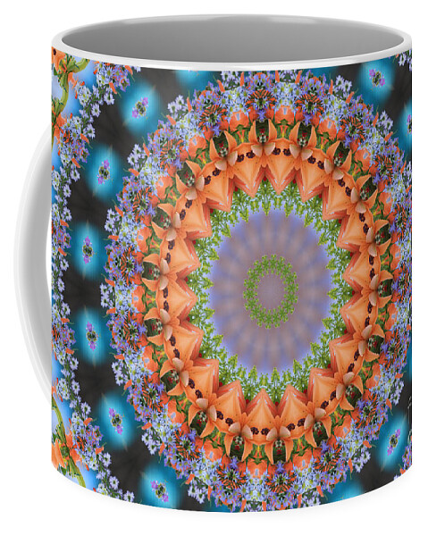 Circles Coffee Mug featuring the photograph Flower bursting by Geraldine DeBoer