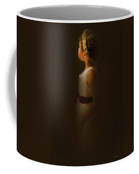 Flower Girl Coffee Mug featuring the photograph Flower Girl by Theresa Tahara