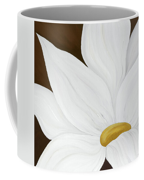 Flower Coffee Mug featuring the painting My Flower by Tamara Nelson