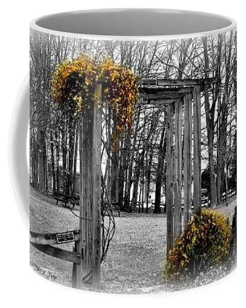 Flowers Coffee Mug featuring the photograph Flowering Archway by Tara Potts