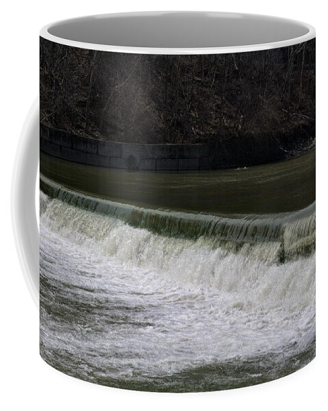 Art Photograph Coffee Mug featuring the photograph Flowing River by Nicky Jameson