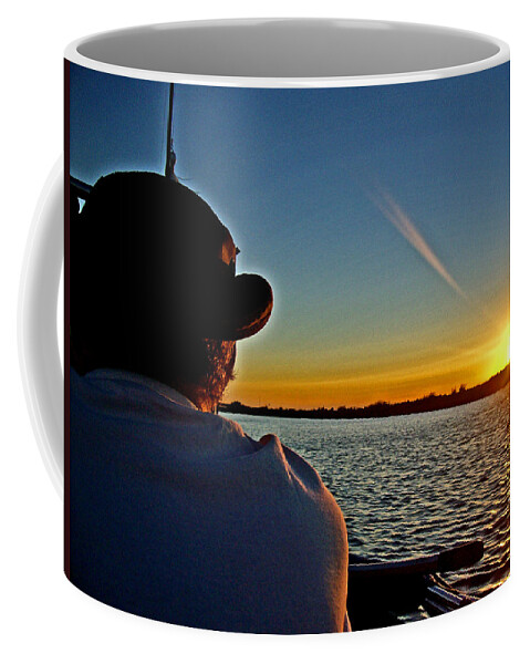 Sacramento River Delta Coffee Mug featuring the photograph Going Fish'n by Joseph Coulombe