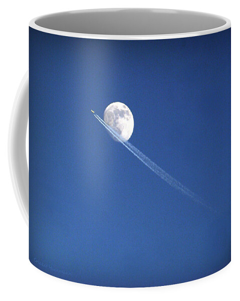 Moon Coffee Mug featuring the photograph Fly Me to the Moon by Cricket Hackmann