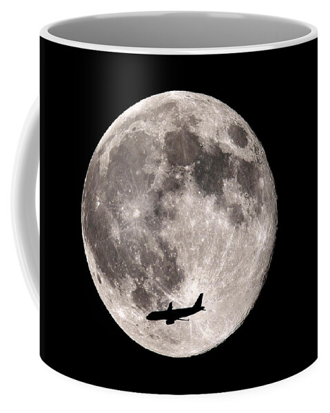 Moon Coffee Mug featuring the photograph Fly Me to the Super Moon by William Jobes