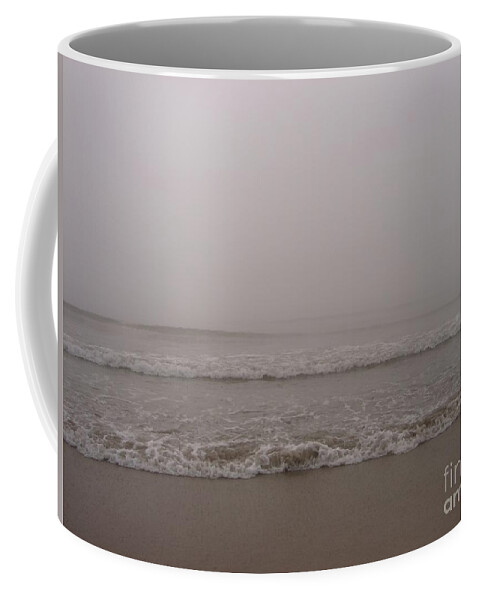 Seascape Coffee Mug featuring the photograph Foggy Seascape by Cristina Stefan