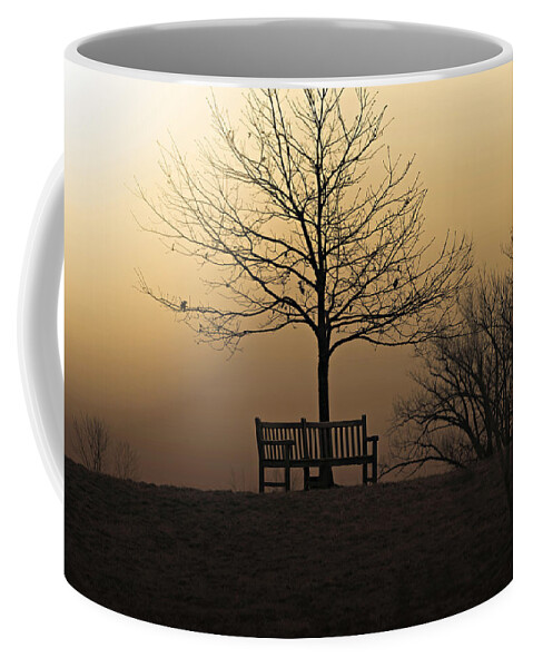 Sunrise Coffee Mug featuring the photograph Foggy Sunrise by Jackson Pearson