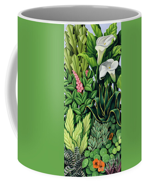 Foliage Coffee Mug featuring the painting Foliage by Catherine Abel