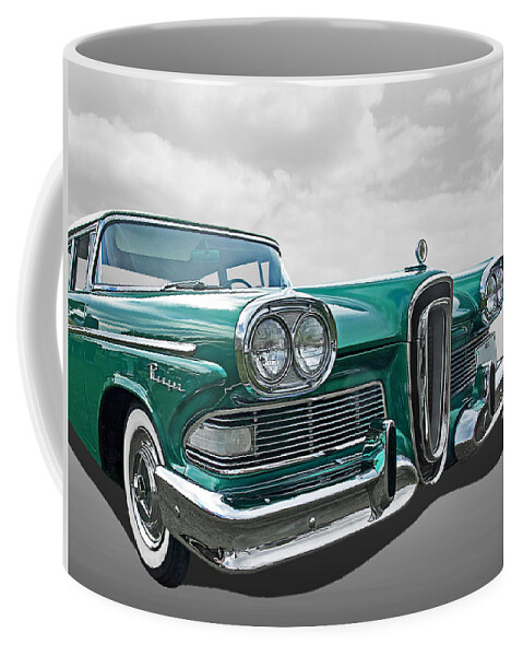 Vintages Car Coffee Mug featuring the photograph Ford Edsel Ranger 1958 by Gill Billington