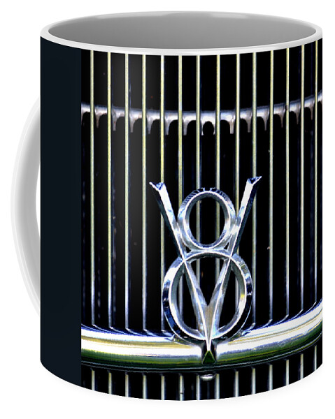 Ford Coffee Mug featuring the photograph Ford V8 by Dean Ferreira