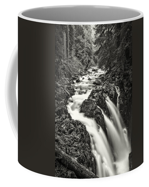 Forest Coffee Mug featuring the photograph Forest Water Flow by Ken Stanback