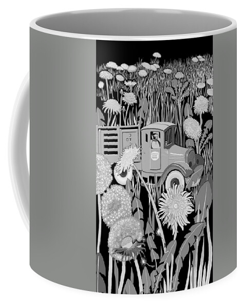 Toy Coffee Mug featuring the digital art Forgotten by Carol Jacobs