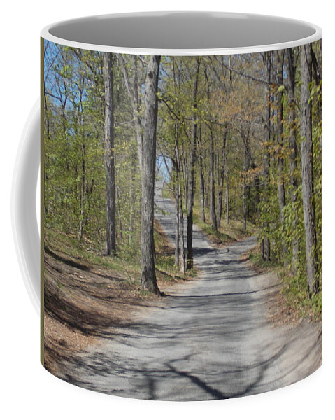 Greenfield Coffee Mug featuring the photograph Fork In The Road by Catherine Gagne