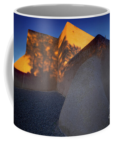 Form And Shadow Coffee Mug featuring the photograph Form and Shadow--San Francisco de Asis - Color by Gary Holmes