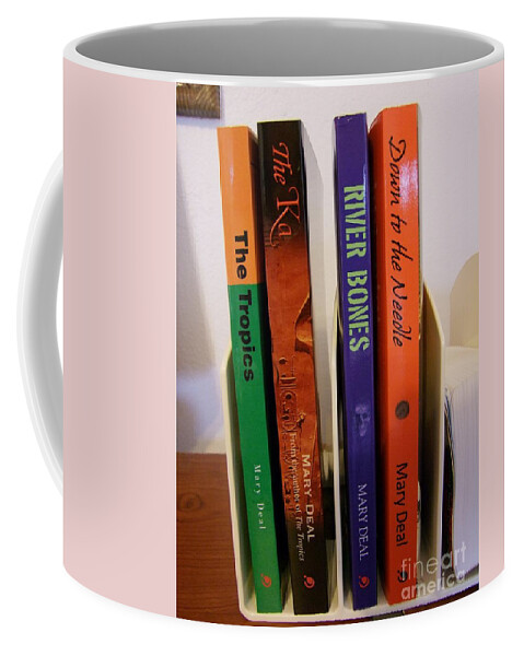 Books Coffee Mug featuring the photograph Four of My Ten Books Published by Mary Deal