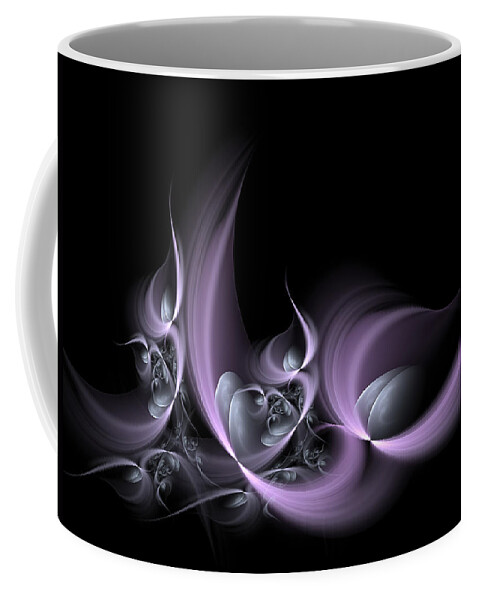 Fractal Coffee Mug featuring the digital art Fractal Fruits by Gabiw Art