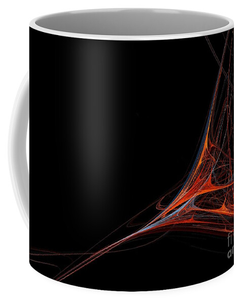 Background Coffee Mug featuring the photograph Fractal Red by Henrik Lehnerer